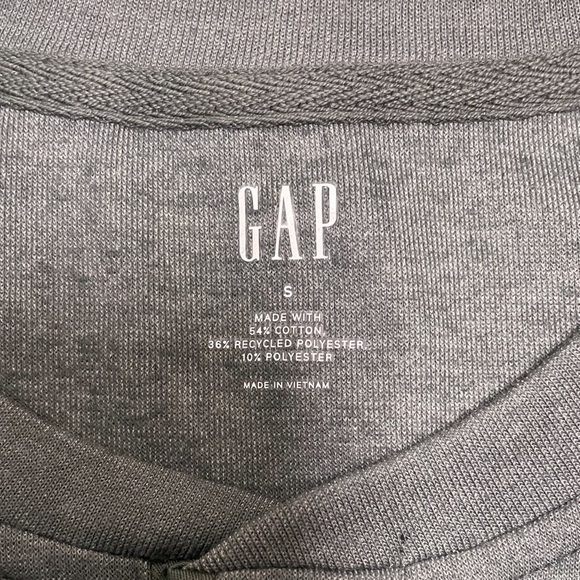 Gap Factory Heather Viridian Green Mens Henley NWT Small Midweight 3 Button - Picture 8 of 9